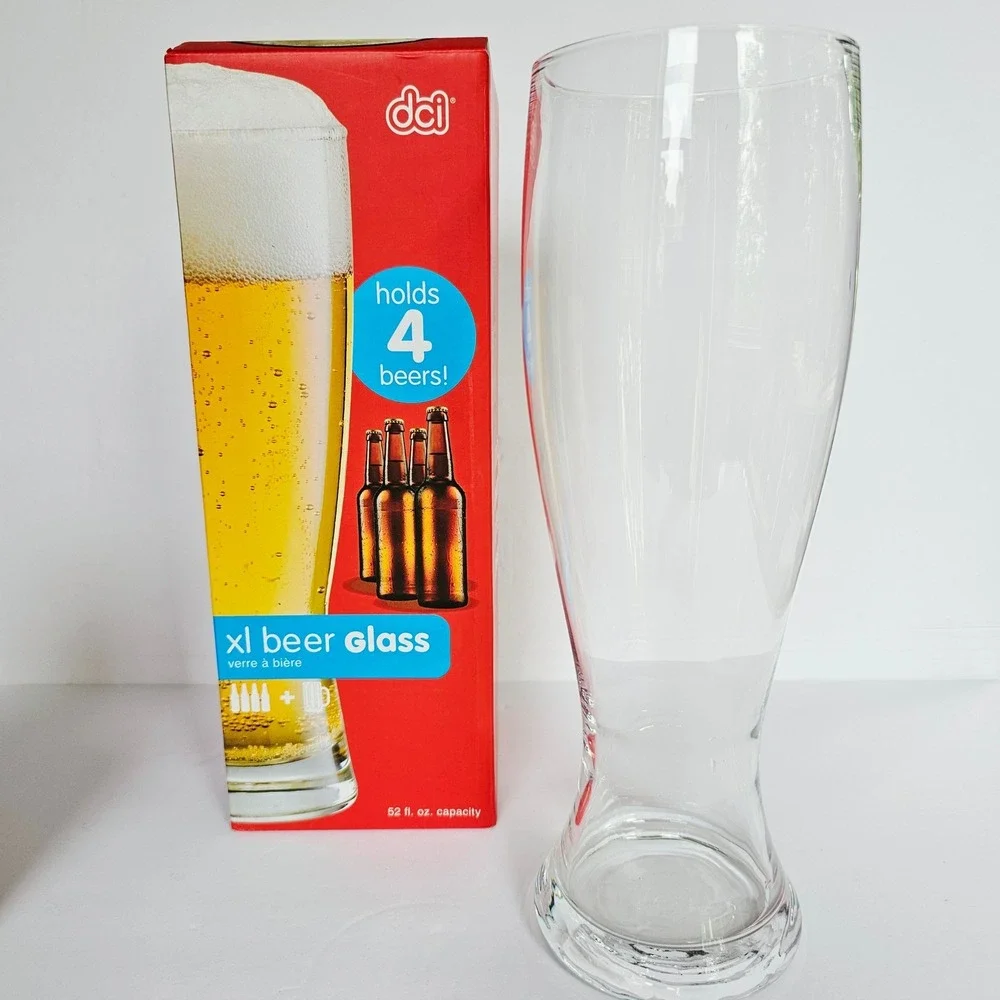NEW XL Beer Glass & Beer Prescription Drink Kooler Koozies Novelty Barware Gift